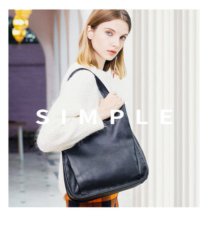 Sac fourre-tout en cuir pour femmes