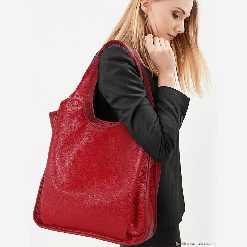 Sac fourre-tout en cuir pour femmes