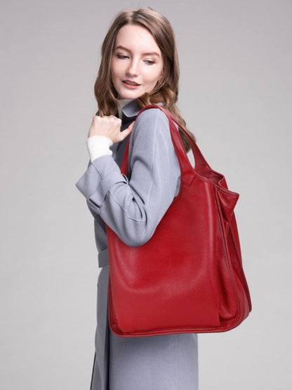 Sac fourre-tout en cuir pour femmes